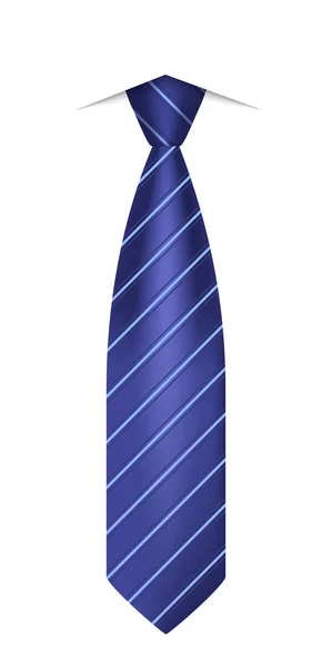 Icona cravatta d'affari, stile realistico — Vettoriale Stock