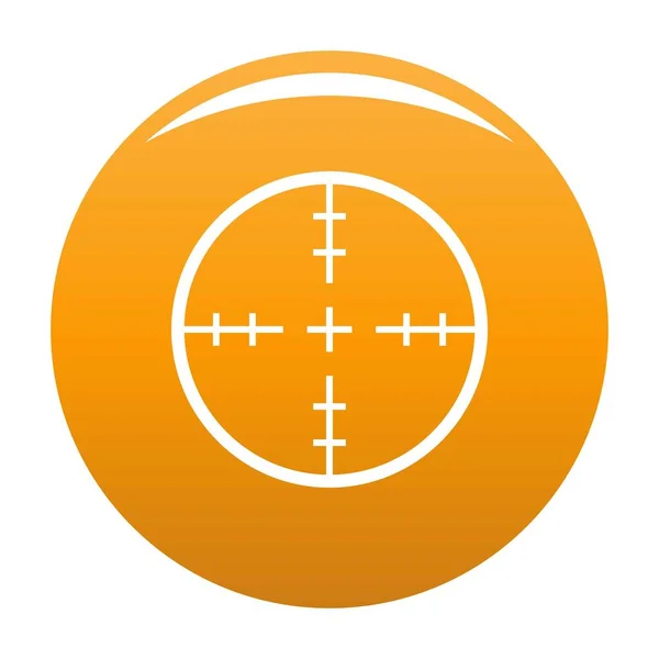 Radiolocating Symbol Vektor orange — Stockvektor