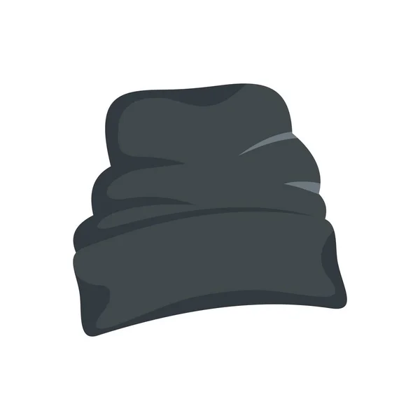 Beanie hat ikona, plochý — Stockový vektor
