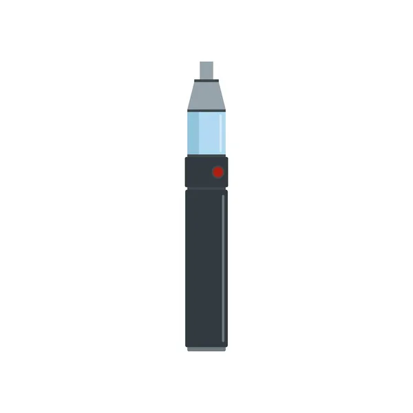 Elektriska cigarr ikon, platt stil — Stock vektor