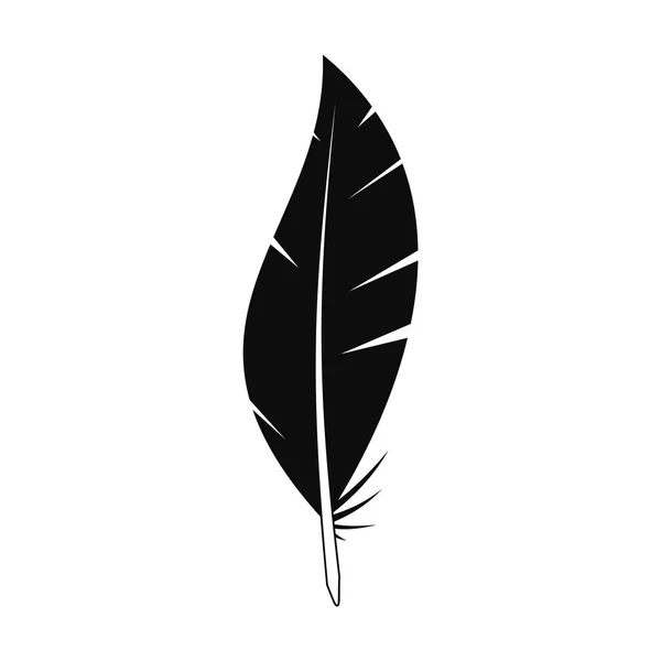 Icono de pluma abstracta, estilo simple — Archivo Imágenes Vectoriales
