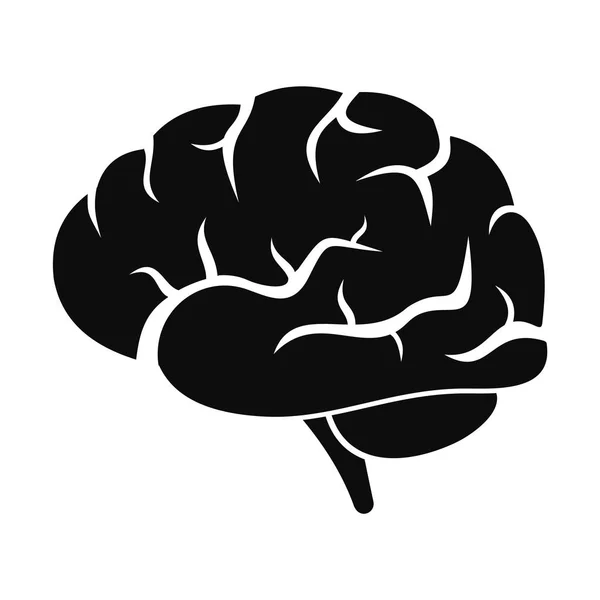 Εικονίδιο ενέργειας εγκεφάλου, απλό στυλ — Διανυσματικό Αρχείο