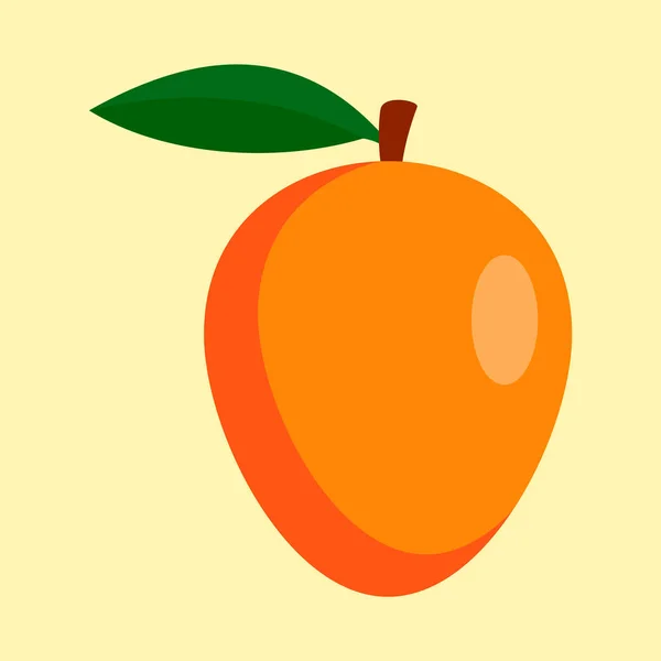 Mango ikon, lapos stílusú — Stock Vector
