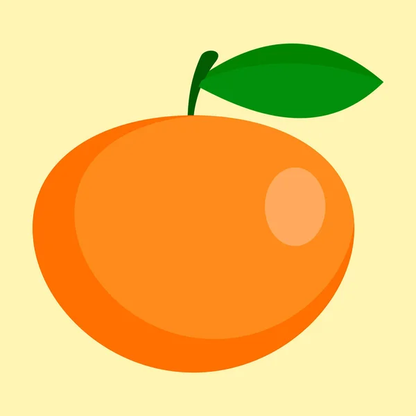 Icono de mango fresco, estilo plano — Vector de stock