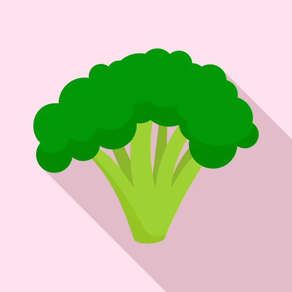 Broccoli Icon Flat Illustration Broccoli Vector Icon Web Design — Stock Vector