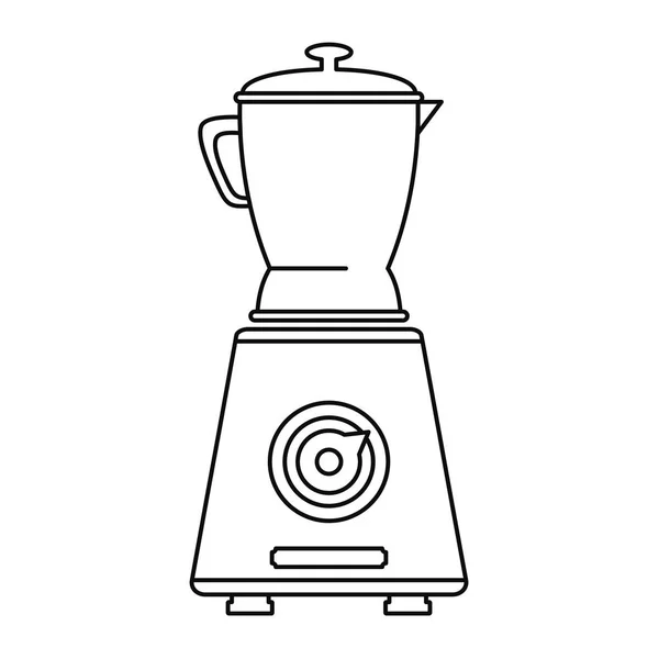 Icono de máquina de fruta, estilo de esquema — Vector de stock