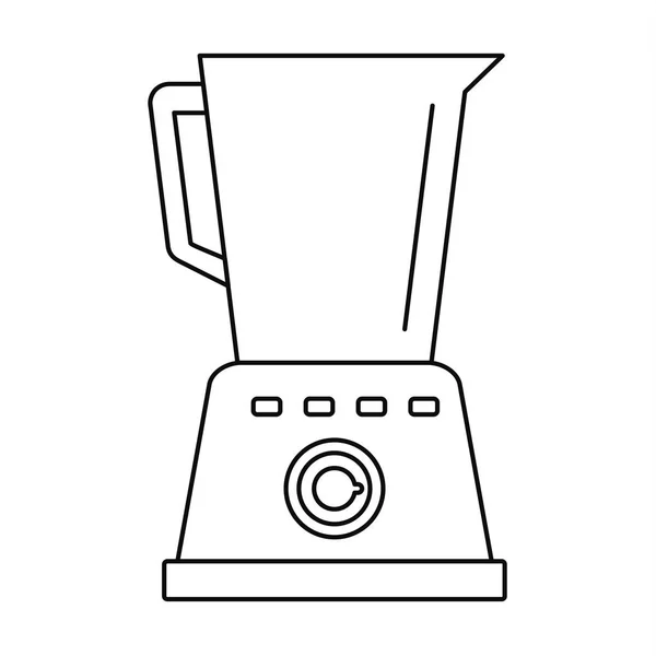 Icono de licuadora de cocina, estilo de esquema — Vector de stock