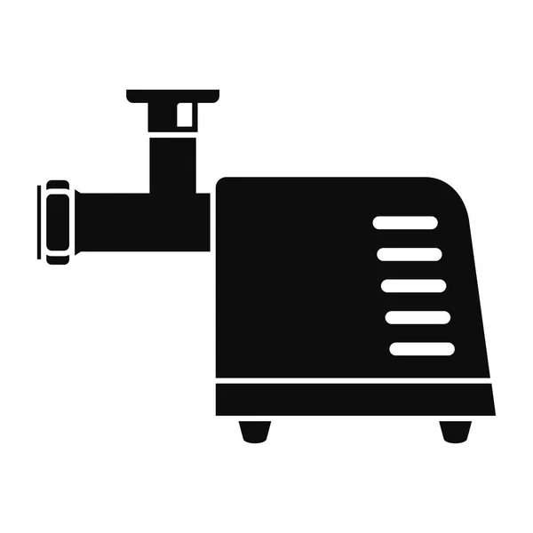 Elektrik et kıyma makinesi simgesini, basit tarzı — Stok Vektör