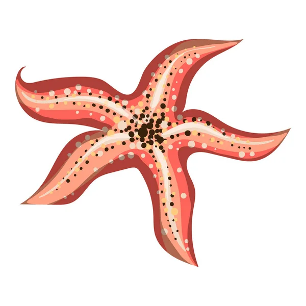 Sea star ikon, tecknad stil — Stock vektor