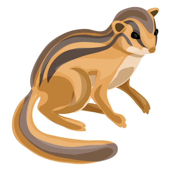 Chipmunk icon, cartoon style — Stock Vector