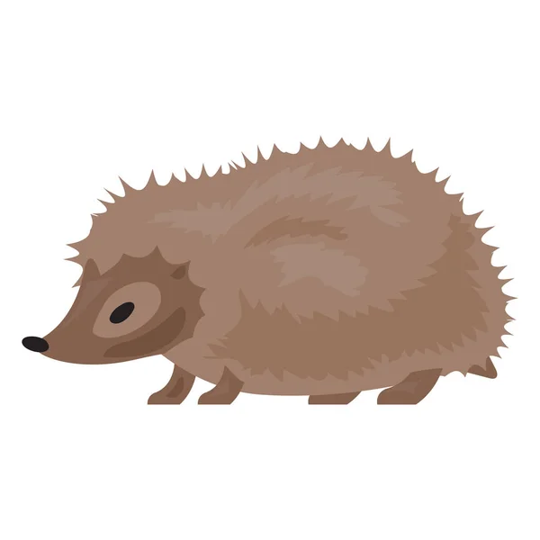 Hedgehog icon, cartoon style — Stock Vector