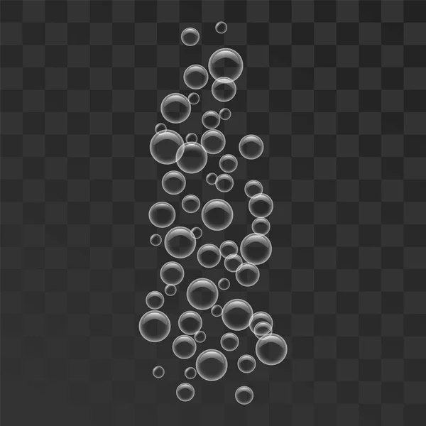 Bubble pictogram, realistische stijl — Stockvector