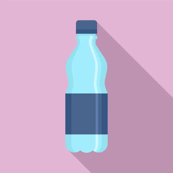 塑料水瓶图标, 扁平式 — 图库矢量图片