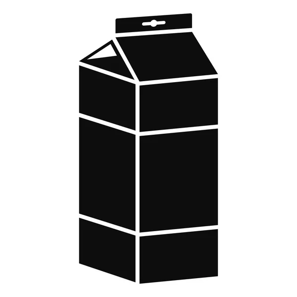 Ícone de pacote de suco, estilo simples —  Vetores de Stock