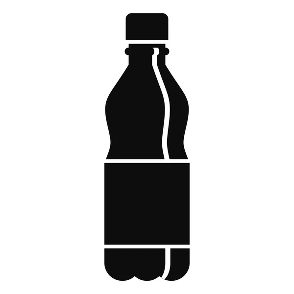 Icono de botella de agua de plástico, estilo simple — Archivo Imágenes Vectoriales