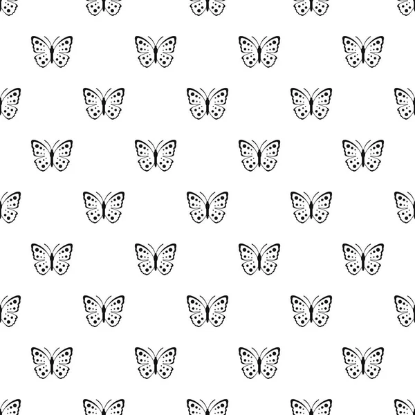 Spring butterfly pattern seamless vector — Stock Vector
