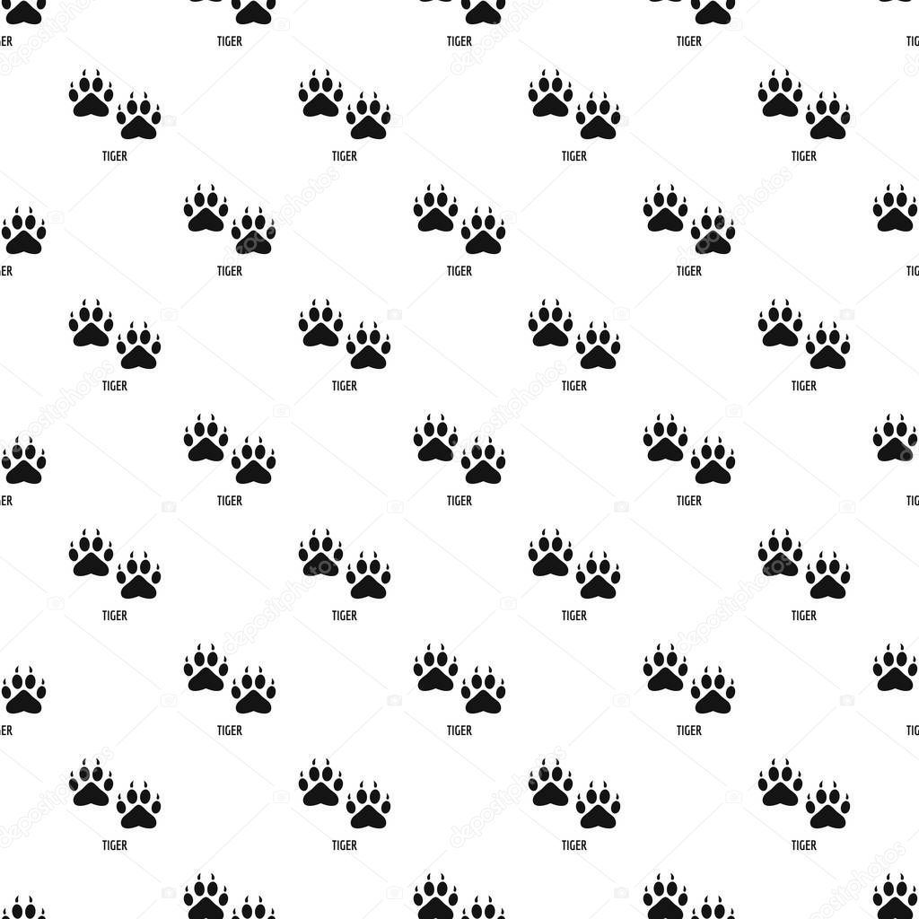 Tiger step pattern seamless vector