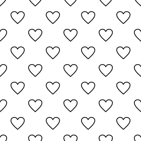 Ardent motif cardiaque vecteur sans couture — Image vectorielle