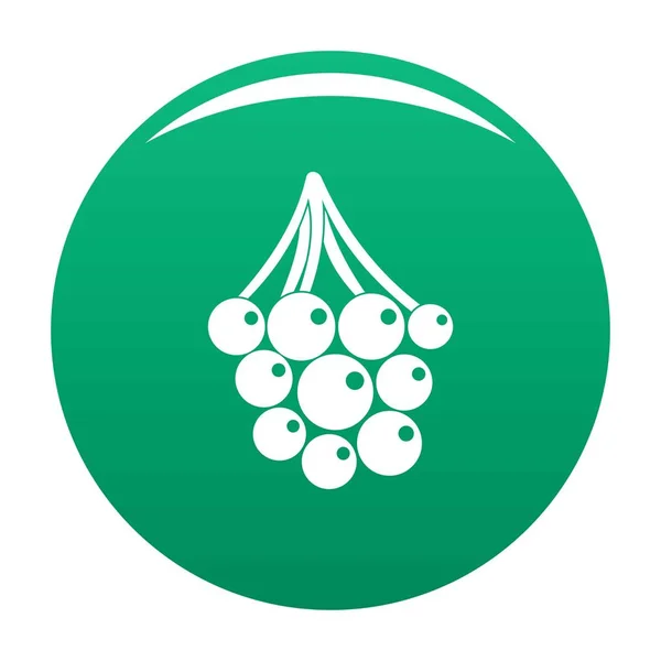 Icône de raisin doux vecteur vert — Image vectorielle