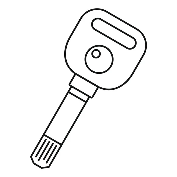 Usb Цифровой Ключ Блокировки Значок Контур Иллюстрация Usb Цифрового Ключа — стоковый вектор