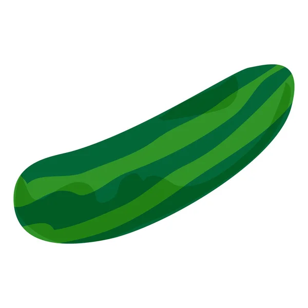 Icona di zucchine, stile cartone animato — Vettoriale Stock