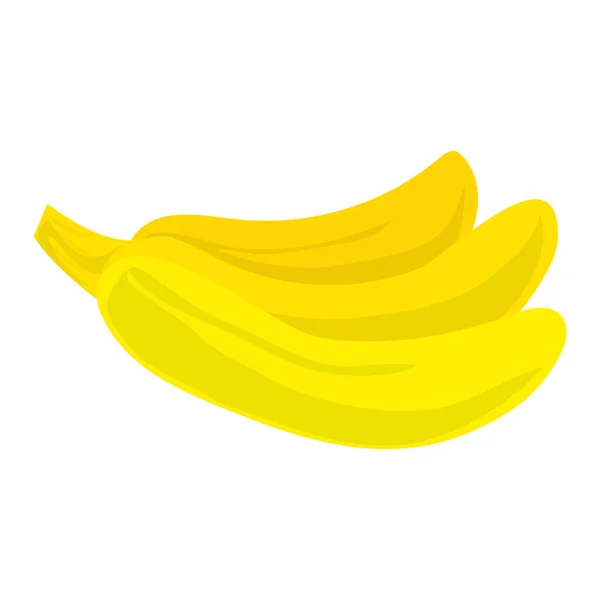 Banaan pictogram, cartoon stijl — Stockvector