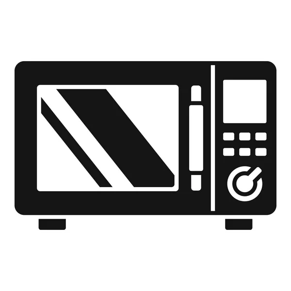 Moderne magnetron pictogram, eenvoudige stijl — Stockvector