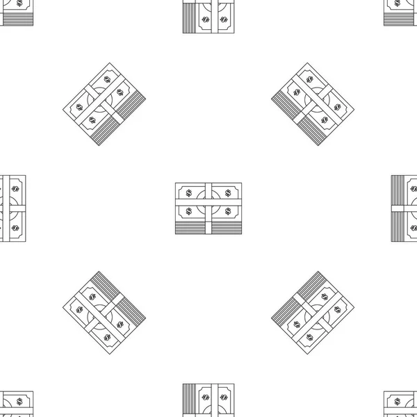 현금 패턴 원활한 벡터 — 스톡 벡터