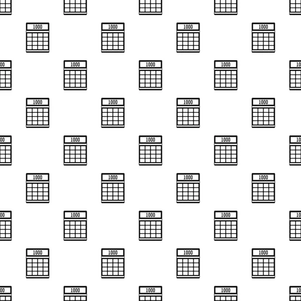 Belasting calculator patroon naadloze vector — Stockvector