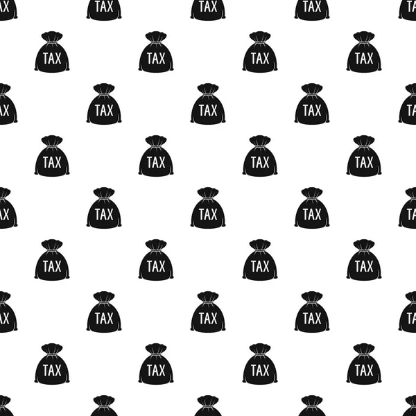 Money bag pattern seamless vector — Stock Vector