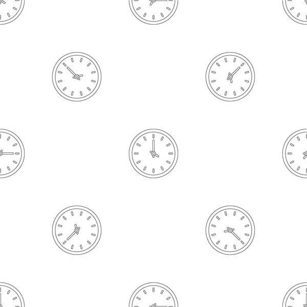 House clock pattern seamless vector — Stock Vector