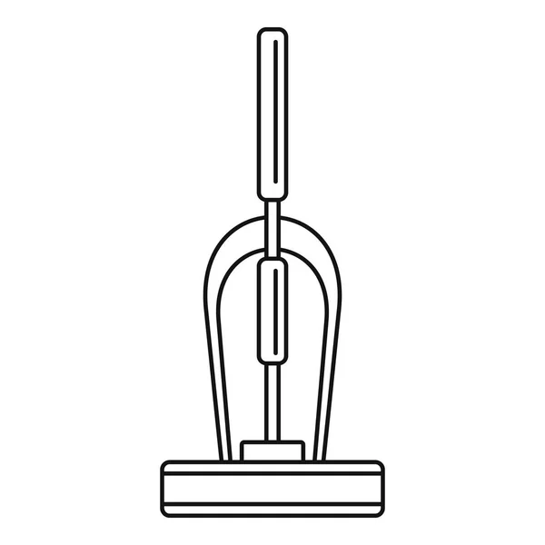 Старая иконка пылесоса для рук, стиль контура — стоковый вектор