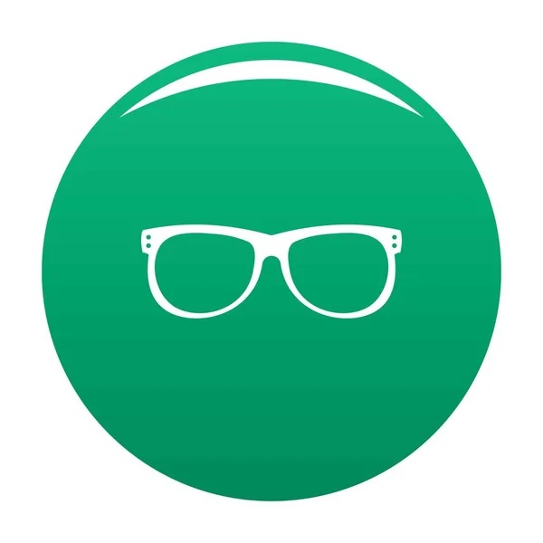 Zelená vize vektorové ikony — Stockový vektor