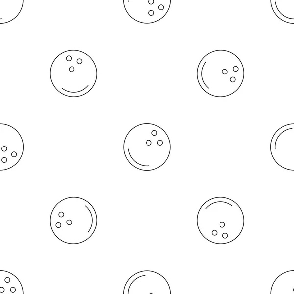 Bowling new ball pattern seamless vector