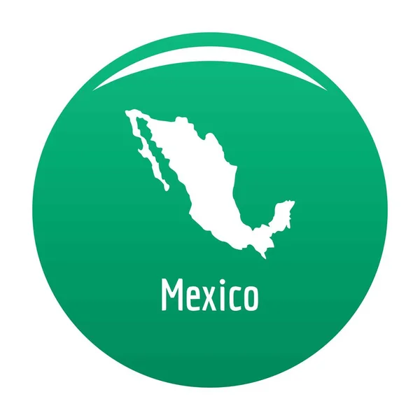 Mexico map in black vector simple — Stock Vector
