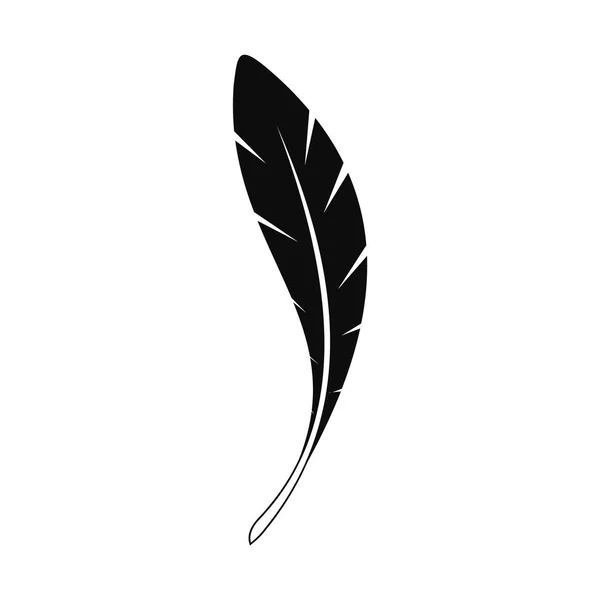 Icono de pluma americana, estilo simple — Vector de stock