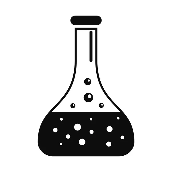 化学瓶图标，简单的样式 — 图库矢量图片