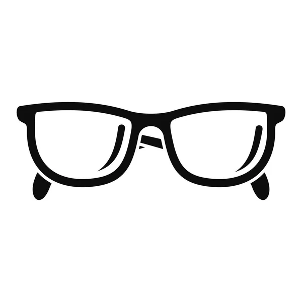 会計の眼鏡のアイコン、シンプルなスタイル — ストックベクタ