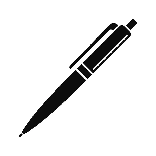 Ручка иконка, простой стиль — стоковый вектор