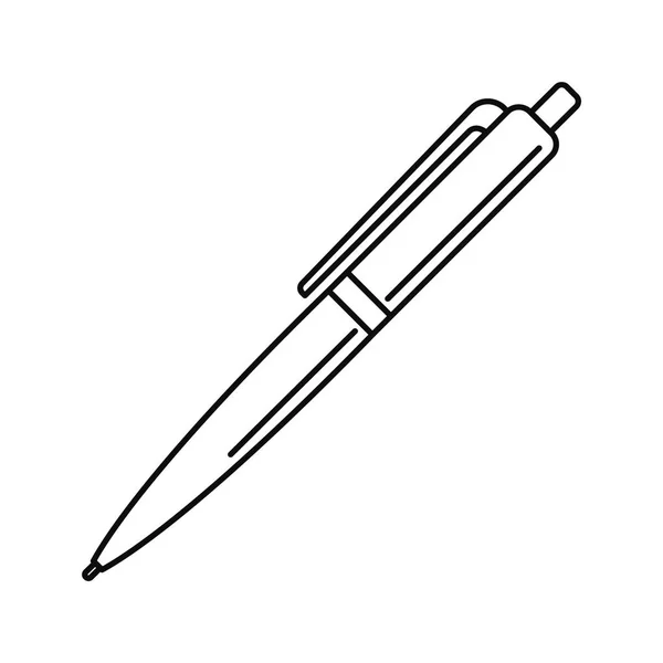 Εικονίδιο σε μορφή στυλό, στυλ διάρθρωσης — Διανυσματικό Αρχείο