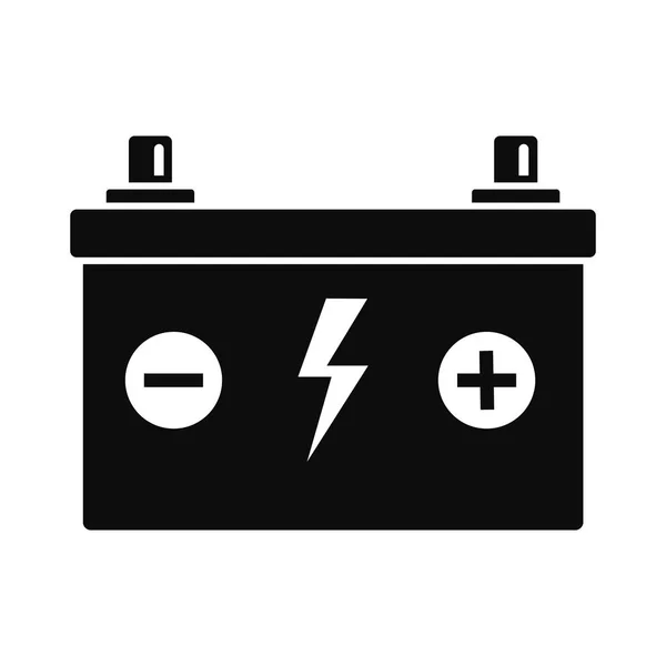 Icono de batería de coche, estilo simple — Vector de stock