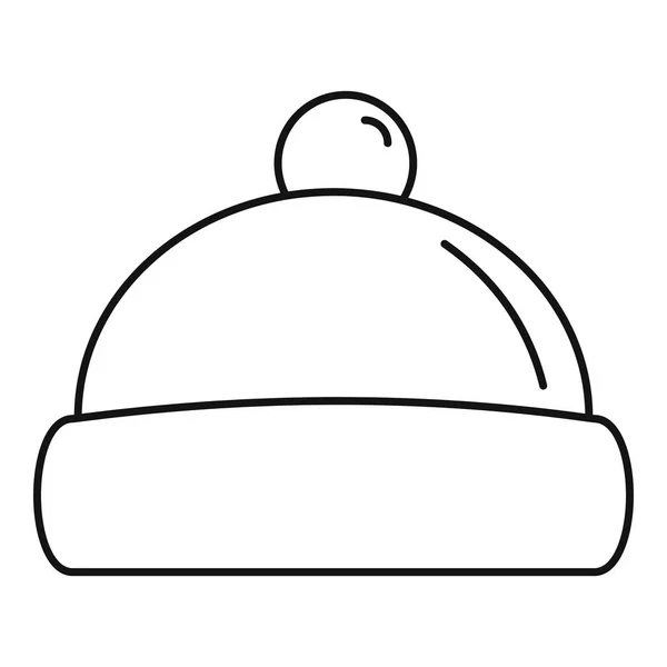 Ícone de chapéu de gorro, estilo esboço —  Vetores de Stock