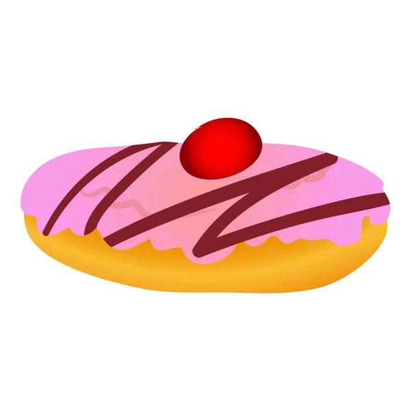 Candy pekárna ikona, kreslený styl — Stockový vektor