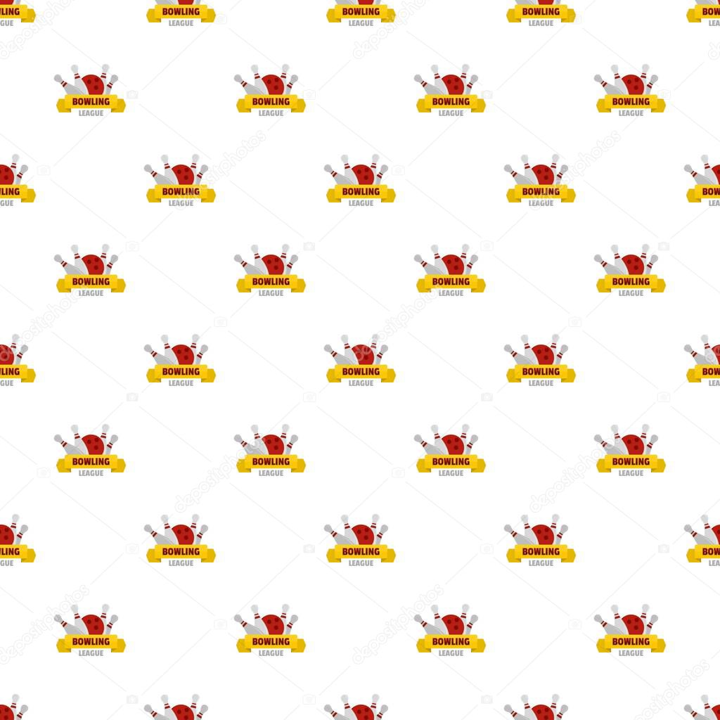 Bowling pattern seamless vector repeat for any web design