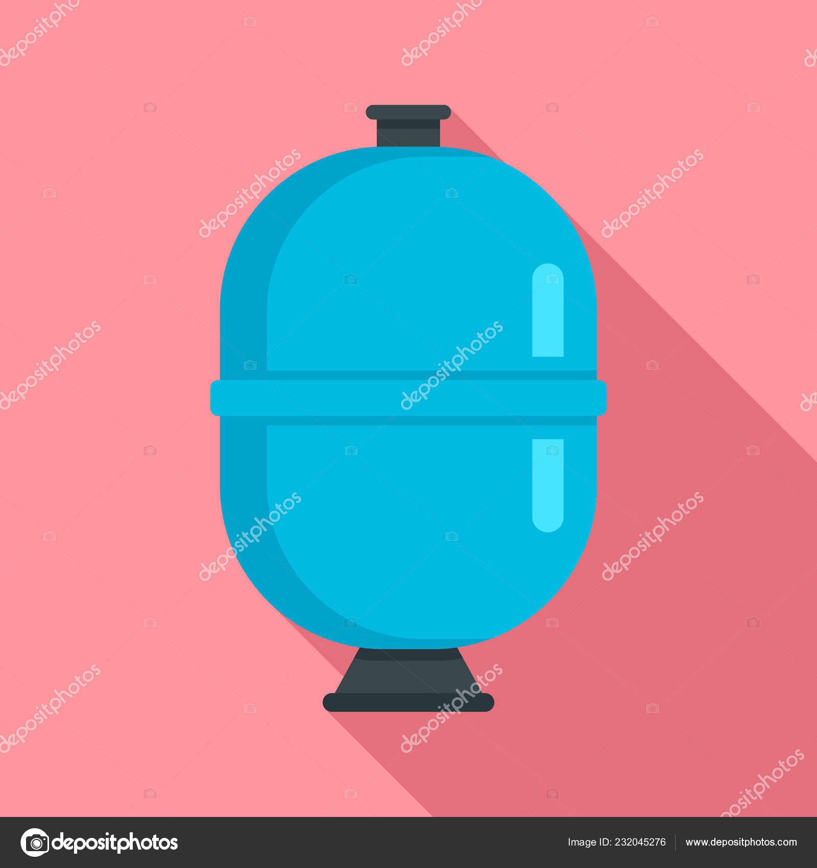 Sandfilter Pumpe Pool Symbol, flachen Stil — Stockvektor Hausschuhe Symbol Vektor flach — Stockvektor © anatolir