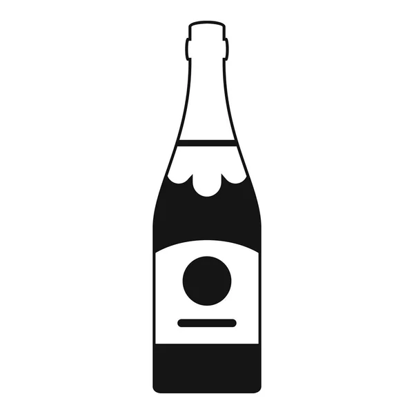 Ícone de champanhe, estilo simples — Vetor de Stock
