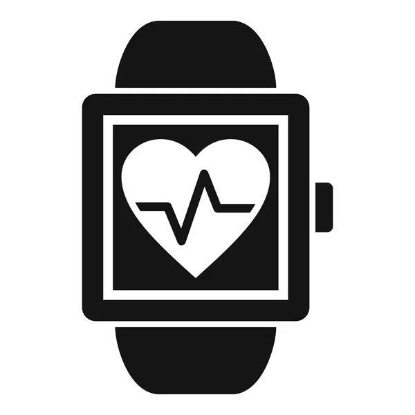 Homme smartwatch icône, style simple — Image vectorielle