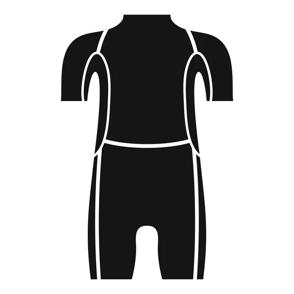 Icono de traje de buceo, estilo simple — Vector de stock