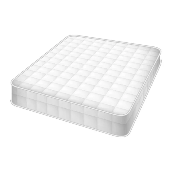 Matelas orthopédique icône, style réaliste — Image vectorielle