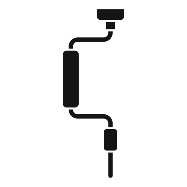 Brace pictogram, eenvoudige stijl — Stockvector